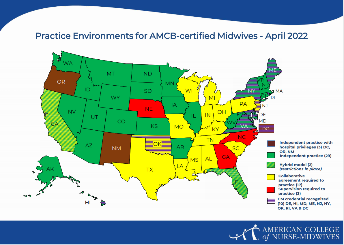 Practice Environments For AMCB Certified Midwives   April 2022 Pic.PNG